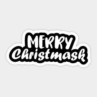 Merry Christmask Christmas Sticker